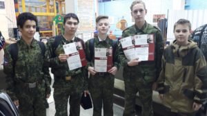 Первое место по сборке-разборке АК-47!